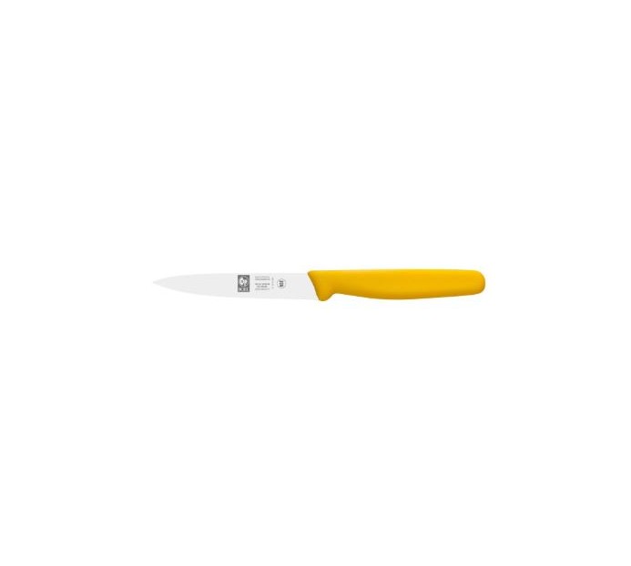FACA INOX COZINHA 10 CM CABO AMARELO