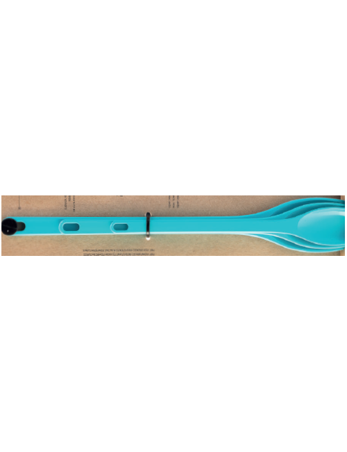 COLHER PBT AZUL 30 CM