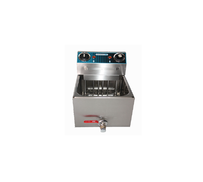 FRITADEIRA ELÉCTRICA INOX 10 L TRIFASICA C/ TORNEIRA
