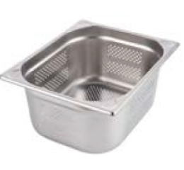 CONTAINER INOX PERFURADO GN 1/1-200