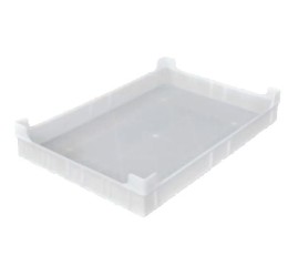 TABULEIRO PLASTICO BRANCO 60X40X9,2 CM
