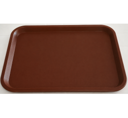 TABULEIRO PLASTICO 35x27 CM CASTANHO