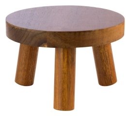 EXPOSITOR MADEIRA P/ BUFFET 25 CM ALT. 15 CM