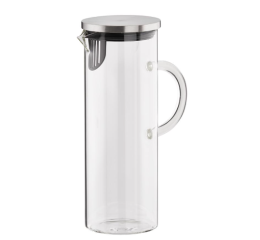 JARRO VIDRO C/ TAMPA INOX 1,5 L